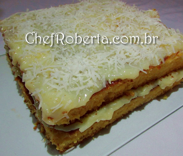 Naked Cake De Milho Nutri Chef Roberta