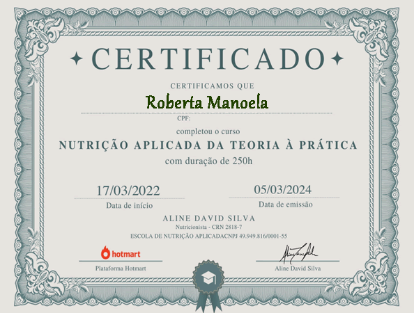 Curso de Nutrição Aplicada