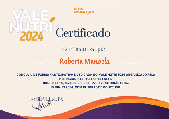 Congresso Vale Nutri 2024