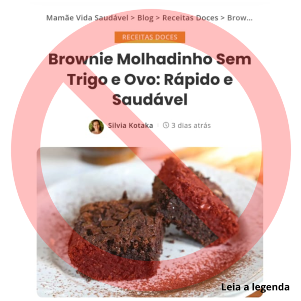 Brownie saudável